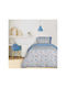 Das Home Σετ Σεντόνια Μονά Βαμβακερά Blue, Grey, Orange 170x240cm 3τμχ