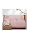Nef-Nef Homeware Copertă de Pătuț Basic Pink 110x150cm.