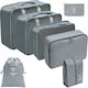 R&j Travel Organizer Set 7 Pieces Grey