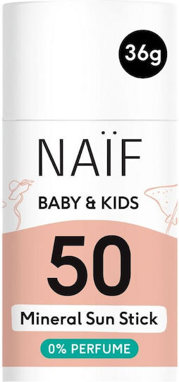 Naïf Waterproof Baby Sunscreen Stick SPF50 36ml