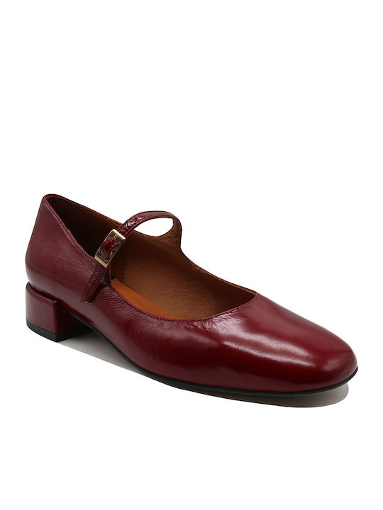 Angel Alarcon Pumps mit Riemchen Burgundisch