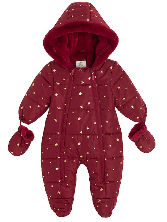 Cool Club Baby-Ausgehstrampler Langärmliges Red