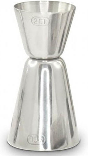 Pulltex Διπλή Μεζούρα Ποτών με Χωρητικότητα 20/40ml Inox 8435179499430