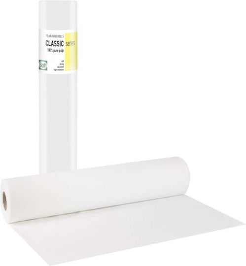 Εξεταστικό Ρολό Papier 50cm x 50m. Weiß 1Stück