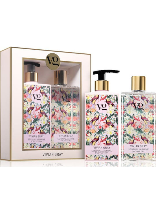 Vivian Gray Sensational Sensual Jasmine Skin Care Set for Body Cleaning