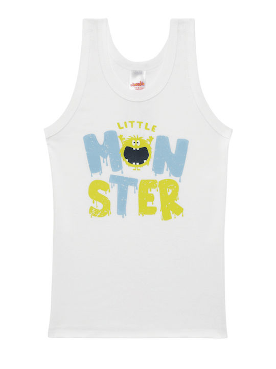 Minerva Little Monster Παιδικό Φανελάκι Αμάνικο...