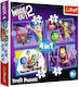 Puzzle Trefl 4în1 Disney Inside Out 2 O lume plină de emoții