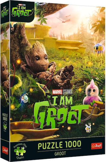 Puzzle Trefl 1000 Premium Plus Marvel Groot