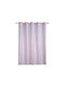 Nef-Nef Homeware Odete Shower Curtain 180x180cm Mauve