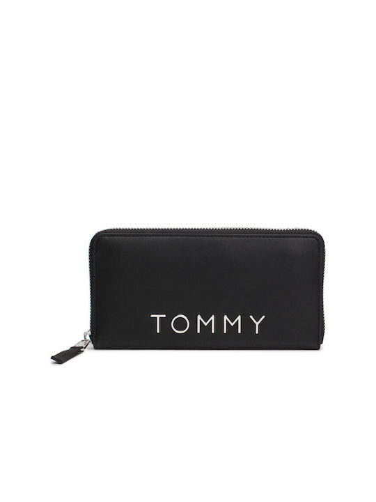 Tommy Hilfiger Large Leather Women's Wallet Black