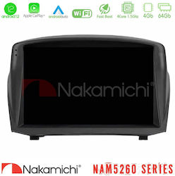 Nakamichi Sistem Audio Auto pentru Ford Fiesta 2008-2012 (Bluetooth/USB/AUX/WiFi/GPS/Apple-Carplay/Android-Auto) cu Ecran Tactil 9"