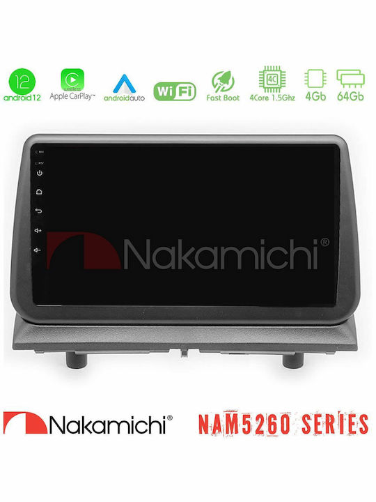 Nakamichi Car Audio System Dodge Nitro 2007-2011 Bluetooth USB AUX Wi-Fi GPS Apple CarPlay Android Auto with 9 Inch Touch Screen