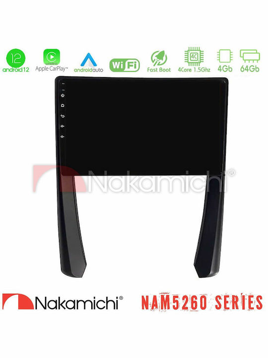 Nakamichi Nam5260 Series 4core Android12 4+64gb Porsche 911 Cayman Boxster Navigation Multimedia Tablet 9" Carplay & Android Auto
