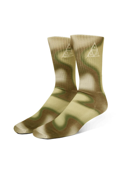 HUF Men's Socks Brown