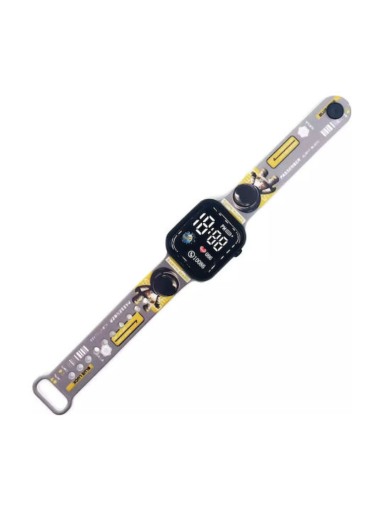 Nubi Παιδικό Ψηφιακό Ρολόι 25mm Γκρι
