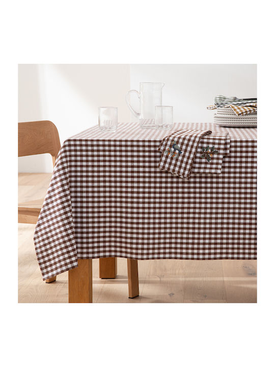 La Redoute Interieurs Tischtuch Braun 150x250cm