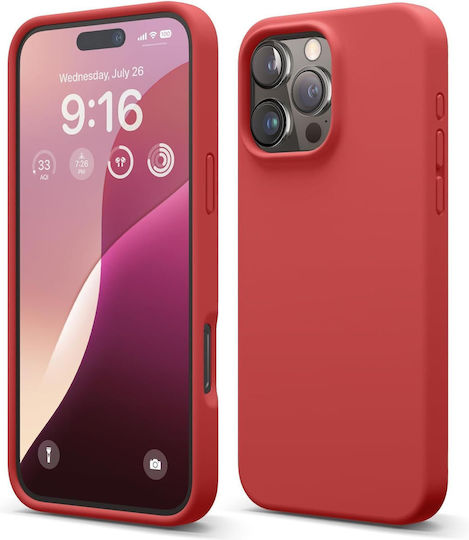 Elago Premium Liquid Back Cover Σιλικόνης Κόκκινο (iPhone 16 Pro Max)
