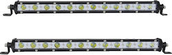 Led Light Bar Slim Design Offroad Use 2pcs 13in Spot Beam