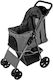 Dog Carrying Gray Stroller for 15kg Pets L45xW65xH101cm