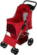 Dog Carrying Red Stroller for 15kg Pets L45xW65xH101cm
