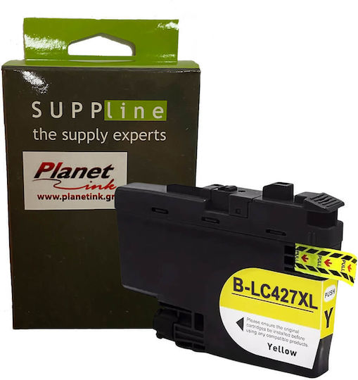 Planetink Συμβατό Μελάνι Εκτυπωτή InkJet Brother LC427XLY 51ml Κίτρινο 1τμχ