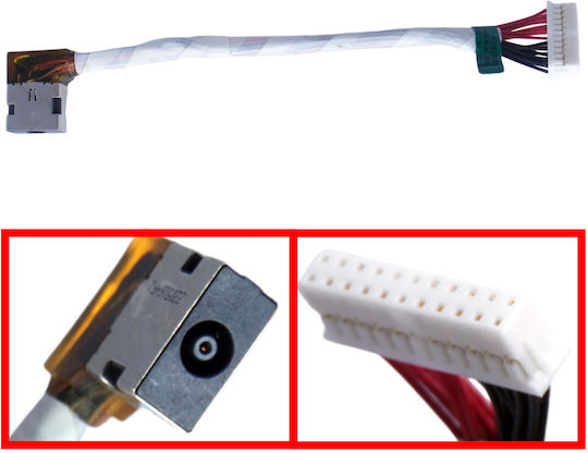 Laptop Power Socket with Cable for HP HP Omen 17-CK 17-CM 17T-CK000 17-ck2001nv 17-ck2002nv 17-CK1020NR