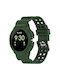 Techsuit Watchband Armband Silikon Grün (Google Pixel Watch 1 / 2 / 3 / 4 41 mm)