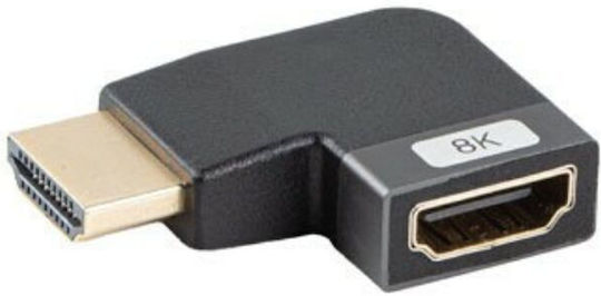 Lanberg HDMI Konverter Männlich Auf Weiblich Silber 1Stück