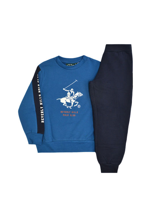 Beverly Hills Polo Club Kids Sweatpants Set Blue