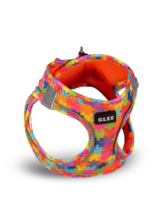 Glee Σαμαράκι Σκύλου Puzzle Τύπου Saddle Large A:42-54cm B:48-54cm Πολύχρωμο
