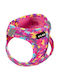 Glee Hundegeschirr Tarnmuster Satteltyp Groß A:42-54cm B:42-54cm Pink