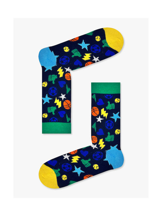 Sox Cotton Sock Designs Symbols Blue