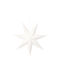 White Hanging Star D60xH18cm