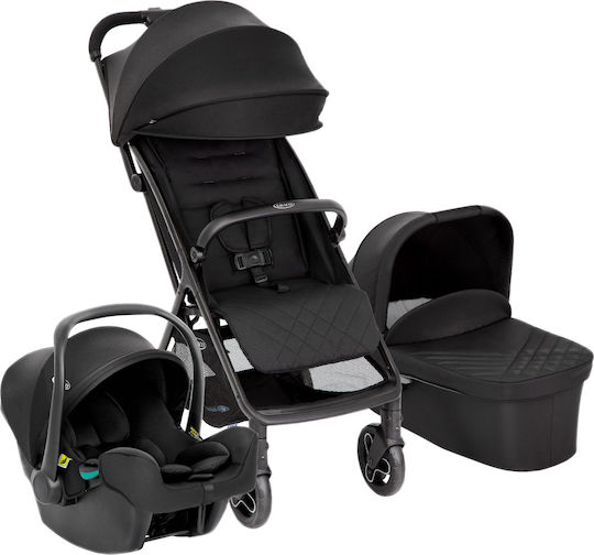 Graco Myavo Ρυθμιζόμενο Καρότσι 3 σε 1 Kατάλληλο για Nεογέννητο Midnight