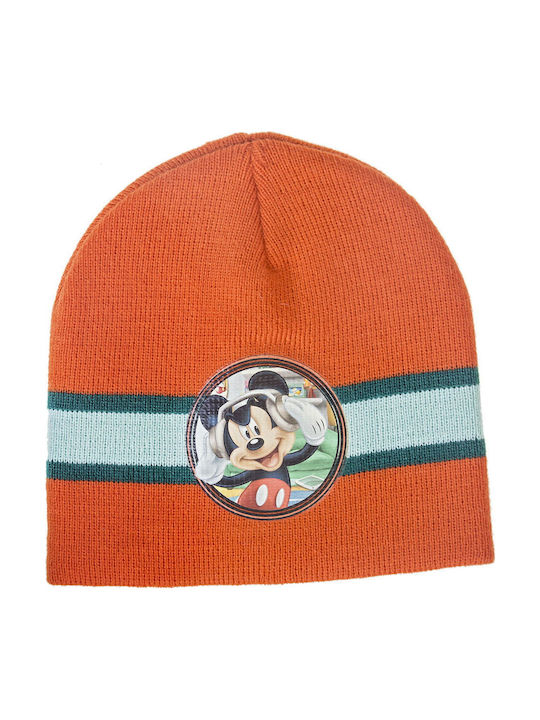 Stamion Happy Mickey Плетена Оранжева Шапка Stamion Happy Mickey Плетена Оранжева Шапка
