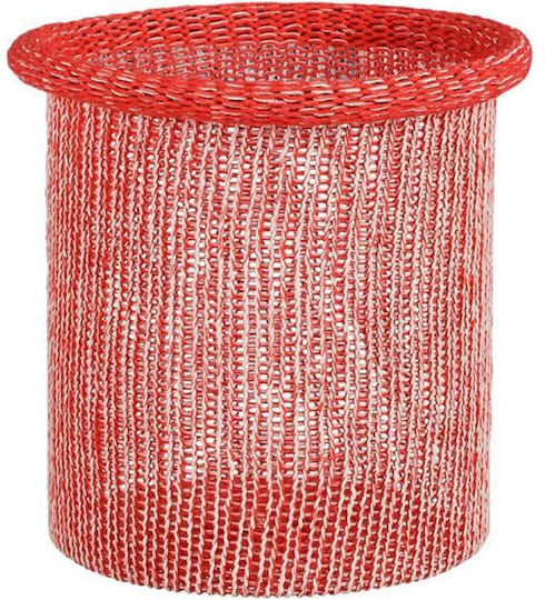 Atmosphera Ornament de masă de Crăciun Coș de pâine Roșu D32cm.