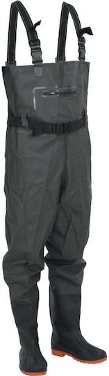 Swimming Chest Waders Boots Belt Dark Green Size 40 4016992 Green