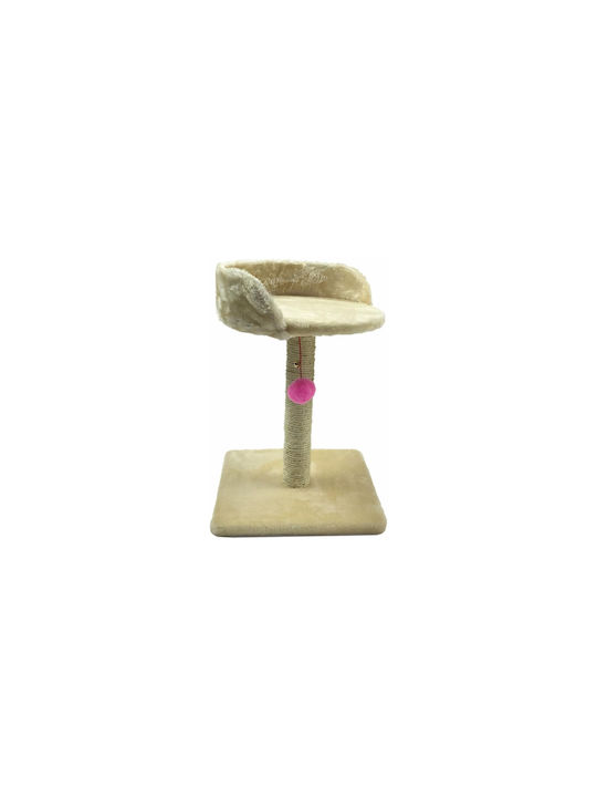 Cat Scratching Post Cat Trees Beige 44x30x30cm.