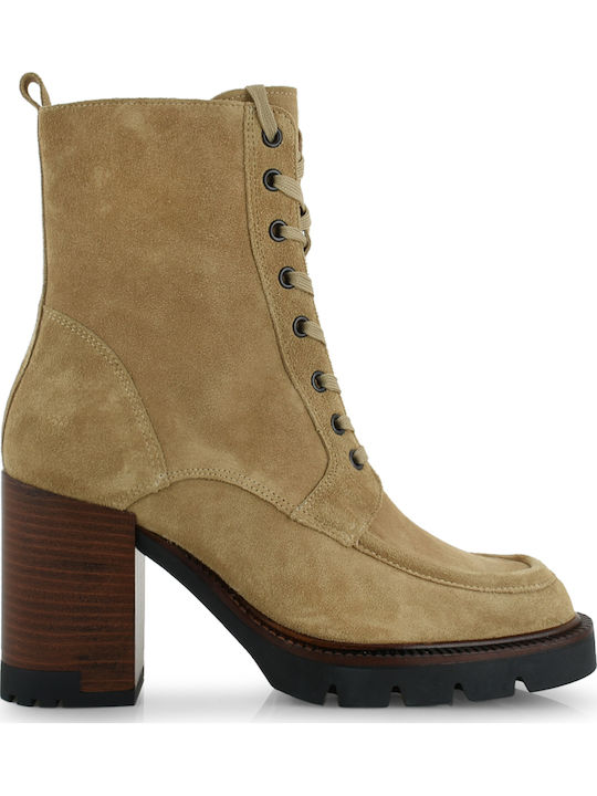 Tsakiris Mallas Wildleder Stiefeletten Damen Braun