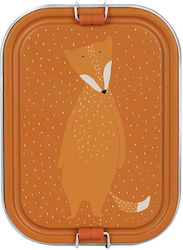 Stainless Steel Food Container with Divider Large Mr Fox 1L 77944 Trixie