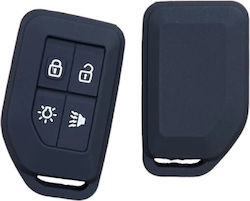 Car Key Cover Case made of with 4 Buttons for Volvo in Black Color Car Key Cover Case made of with 4 Buttons for Volvo in Black Color
