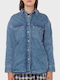 Γυναικείο Overshirt Μπλε