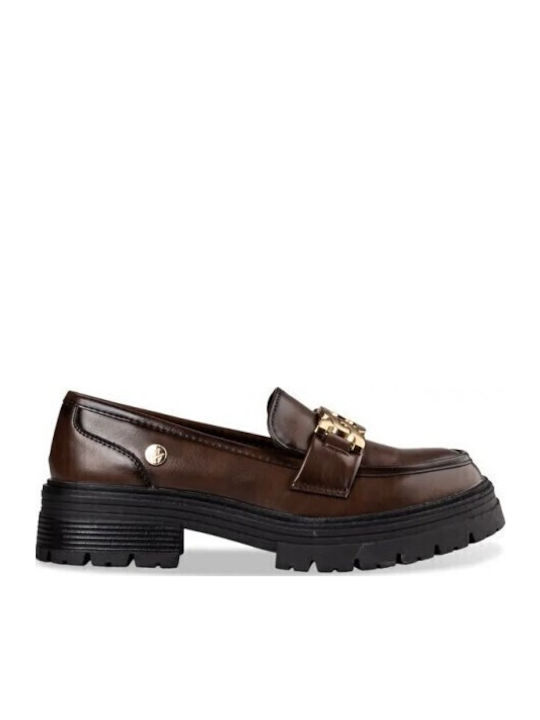 Women's Loafers in Brown Color