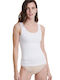 Women's T-Shirt with Spaghetti Strap White