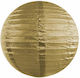 Goldene Papierlaterne Partydeco