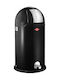 Trash Basket 40l Kickboy Black Wesco