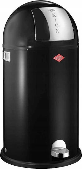 Trash Basket 40l Kickboy Black Wesco