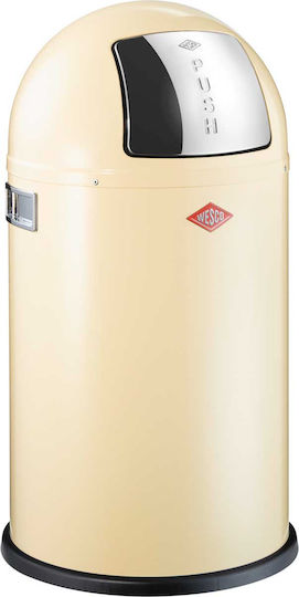 Trash Basket Beige 50l Pushboy Wesco