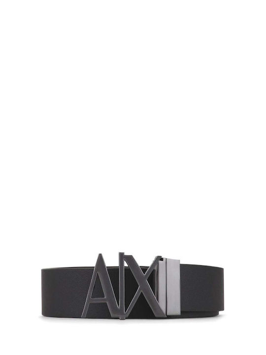 Armani Exchange Men's Belt Leather Black
