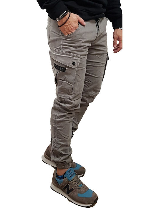 Cover Jeans Παντελόνι Cargo Grey, Khaki